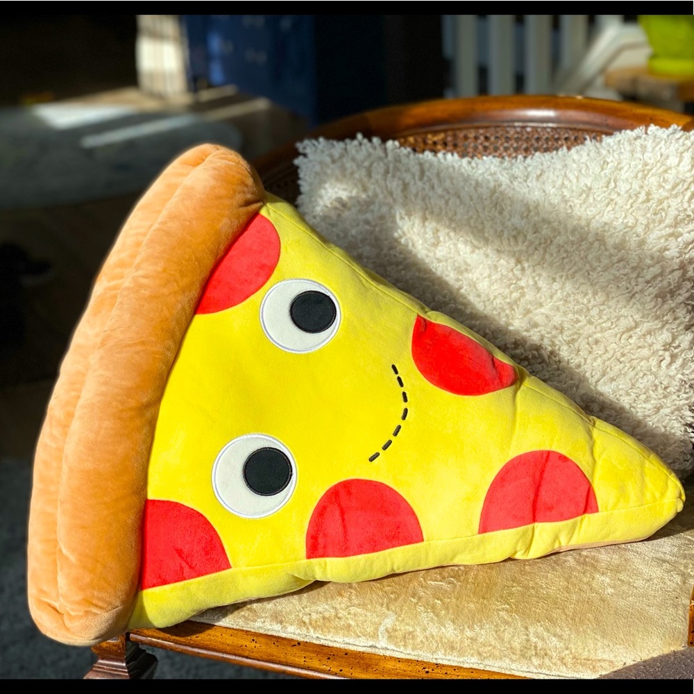 Large Yummy World Pizza plush pillow!! 24” H * 20” W